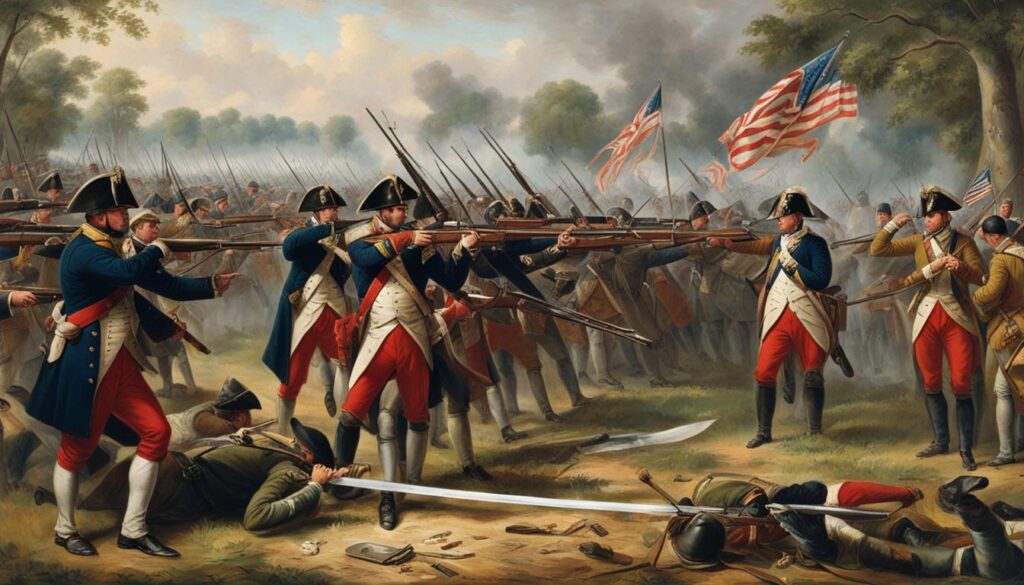 Comparative military strengths American Revolutionary War